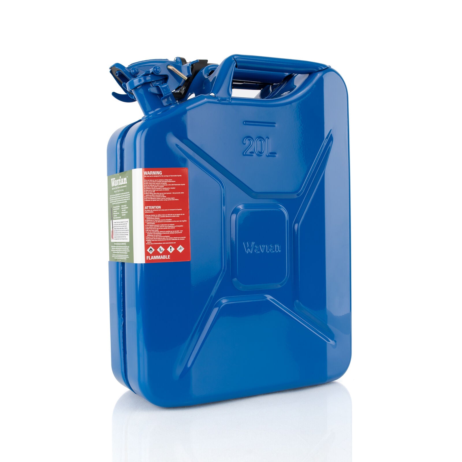 Wavian Jerry Can ガソリン携行缶　灯油缶　20L ブルー Wavian 5.3 Gallon / 20 Liter Fuel Can in Blue – Main Line Overland