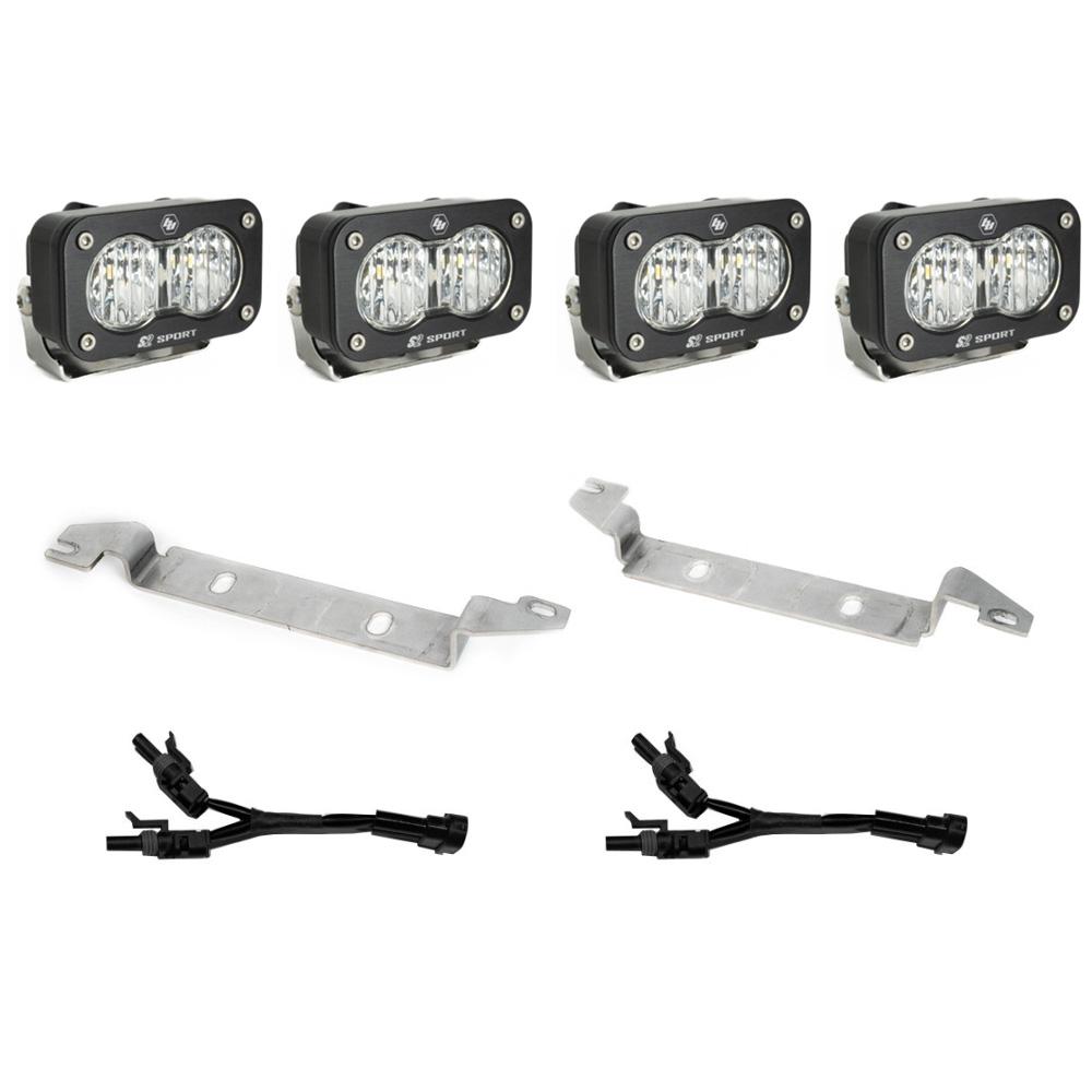 Baja Designs S2 Sport Dual Fog Pocket LED Light Kit 2024+ Toyota Tacoma