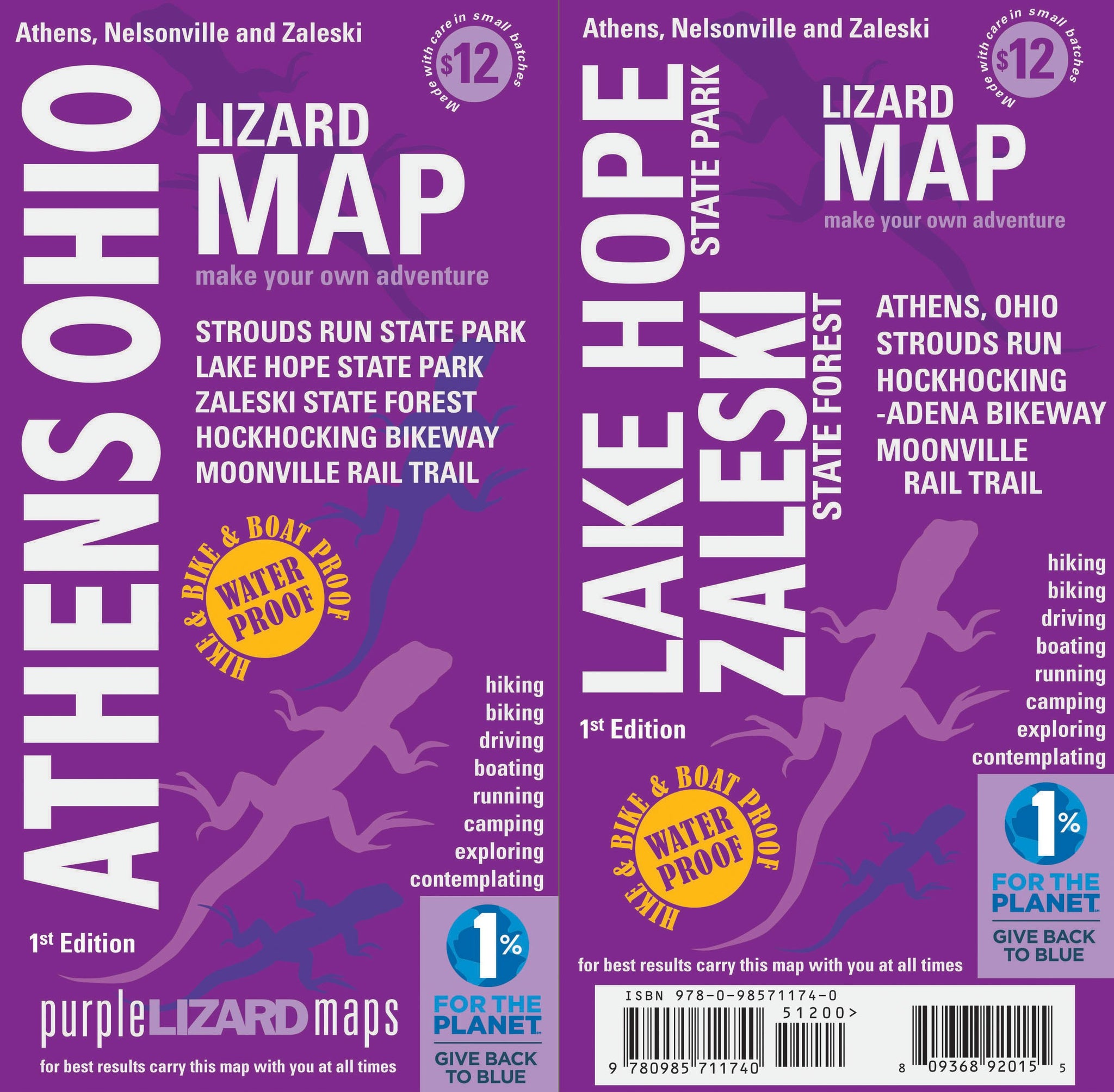michael zelsky monsters inc PURPLE LIZARD MAPS Athens-Zaleski State Forest / State Park, Ohio – Main Line Overland