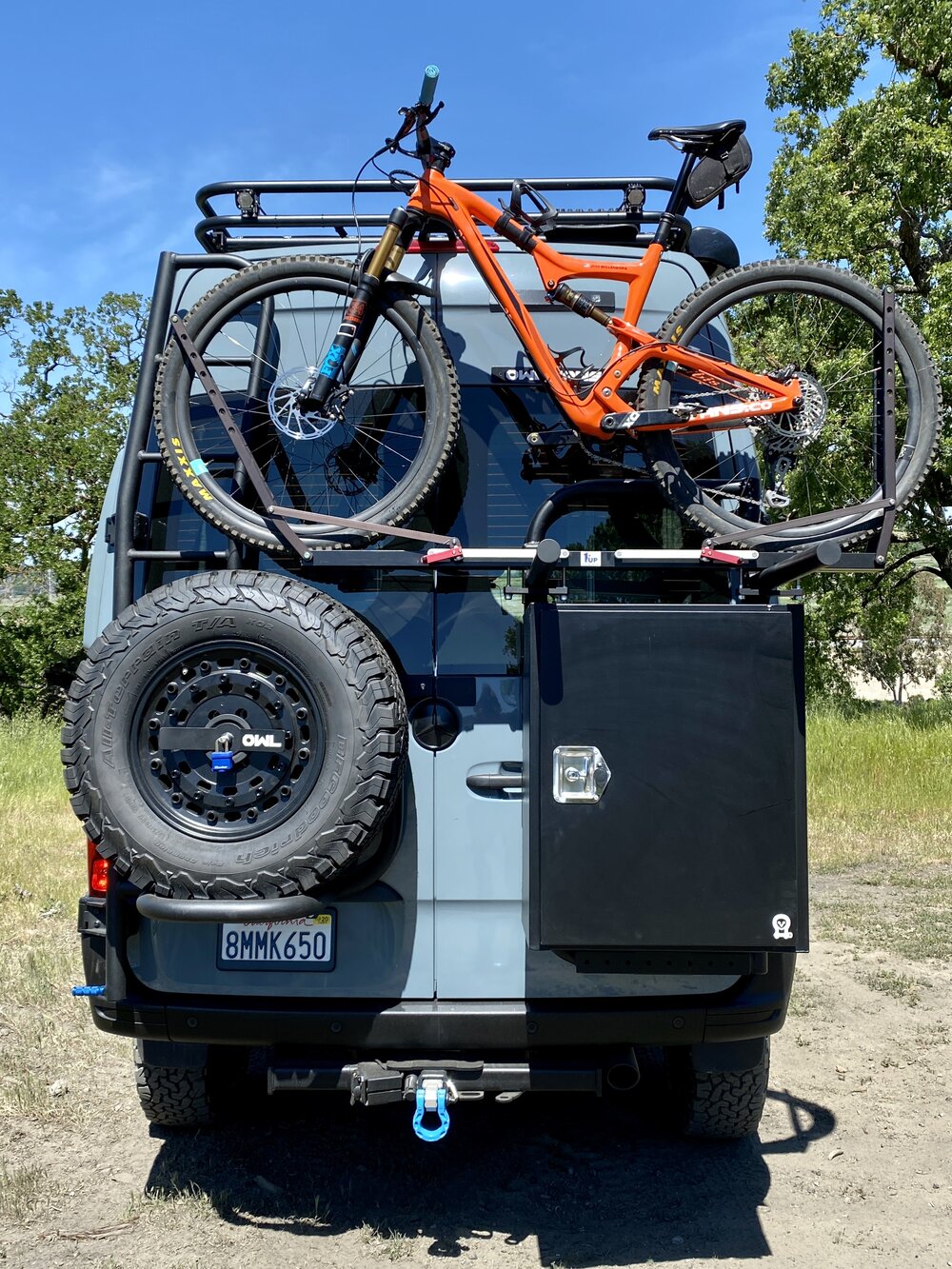 mountainbike owl Owl B2 Bike Carrier for 2019+ Mercedes Sprinter / 2020+ Revel – Main Line Overland